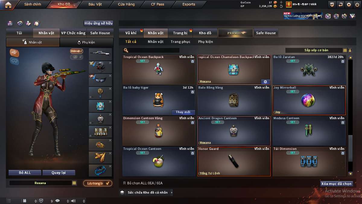 shop acc cf uy tin gia re